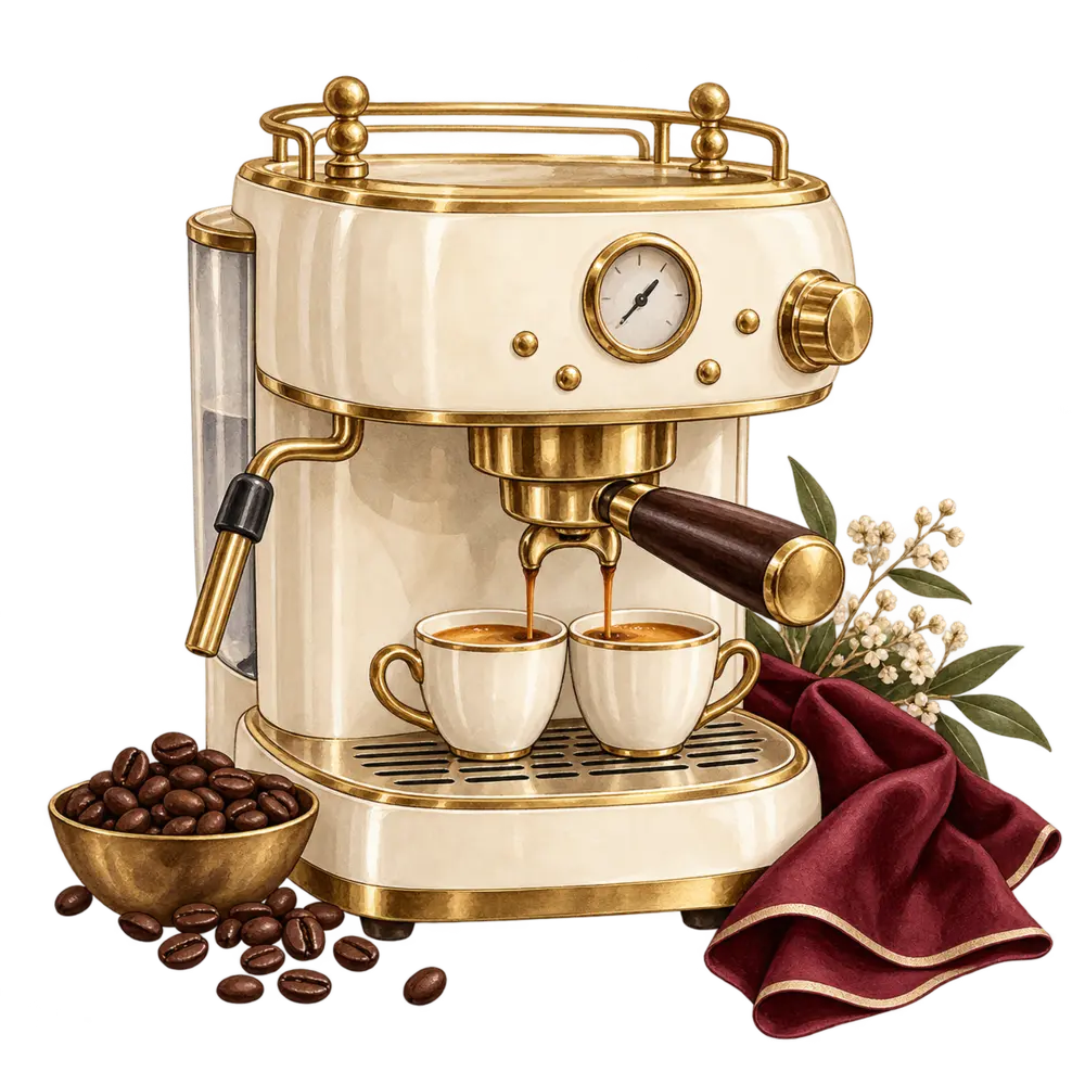 Ilustração de Máquina de café expresso