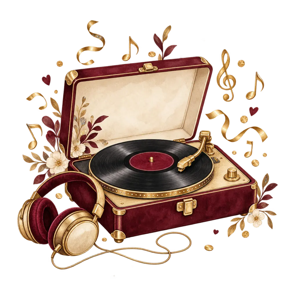 Ilustração de Seu momento DJ
