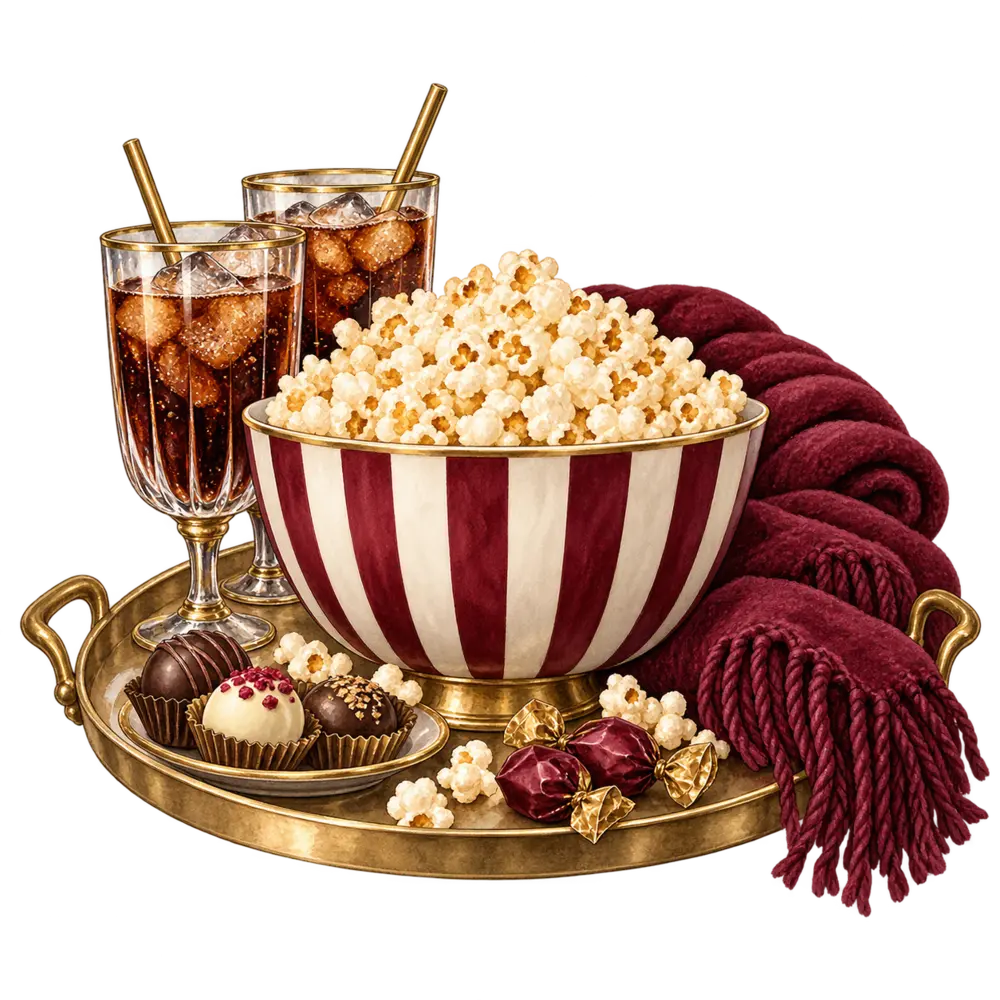 Ilustração de Noite de cinema